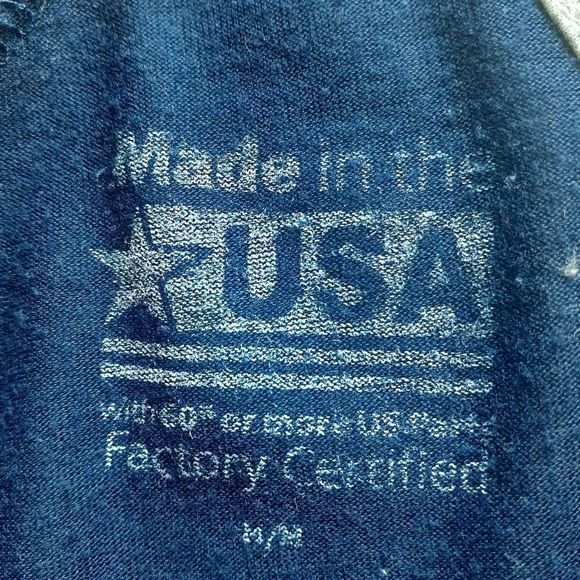 Tank Top by Made In The USA, Navy Blue size M, Flag - Picture 4 of 4